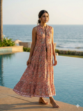 Desert Rose Boho-Tiered Maxi with Tassel