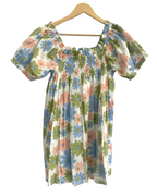 Pastel Floral Cotton Co-Ord Set - Women's Lounge Top & Sleep Shorts