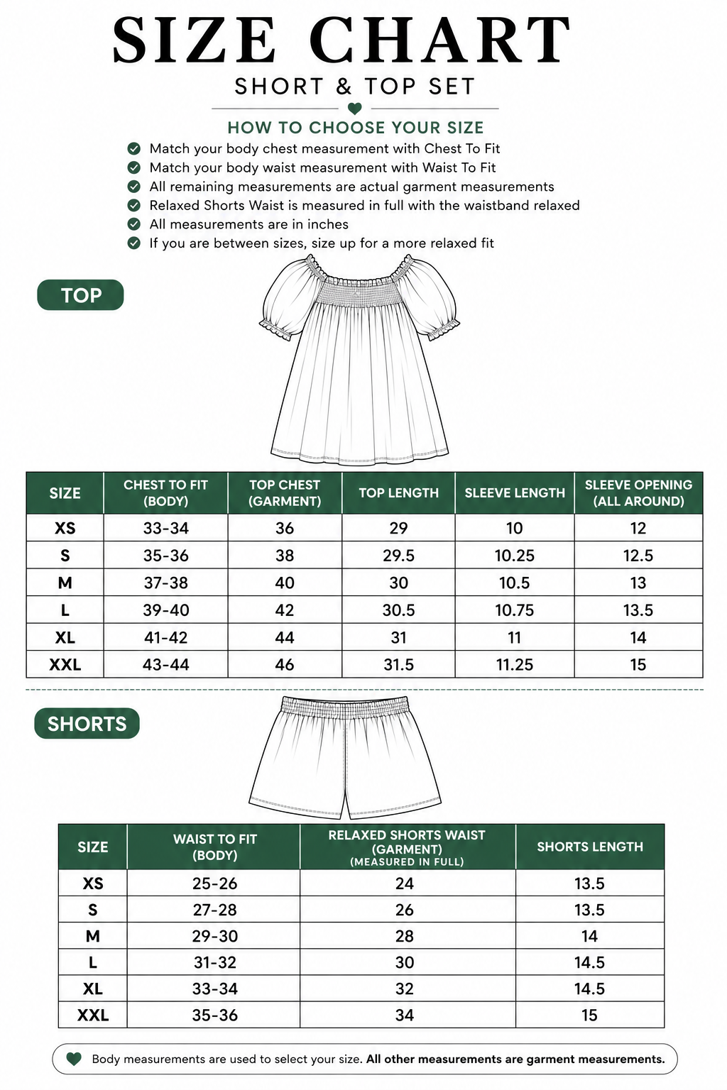 Dusty Rose Hand Block Print Cotton Pajama Set for Women - Smocked Puff Sleeve Top & Lounge Shorts